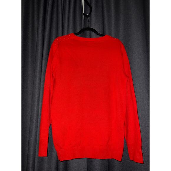 Ugly Christmas Sweater Xmas Size Medium Elf - Picture 3 of 3